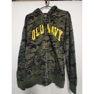 Old Navy Camouflage zip up Sweater
